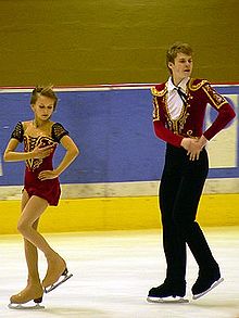 Ksenia Krasilnikova & Konstantin Bezmaternikh 2005 Croatia Cup.jpg