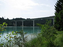 B 472 auf der Lechtalbrücke Schongau