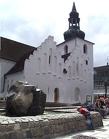Die Kirche im Stadtzentrum von Lemvig
