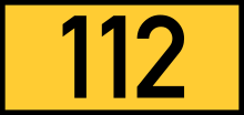 Reichsstraße 112 number.svg