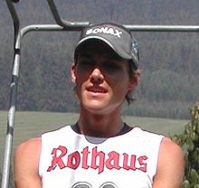 Sven Hannawald beim Sommer-Grand-Prix 2003 in Hinterzarten