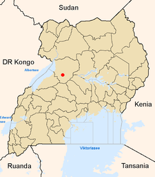 Lage von Masindi innerhalb Ugandas
