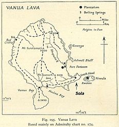Karte von Vanua Lava