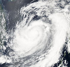 Taifun Chan-hom bei der Annäherung an die Philippinen am 6. Mai