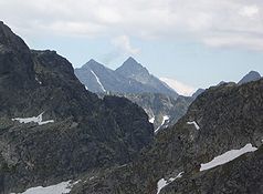 Der höchste Berg Polens, der Rysy