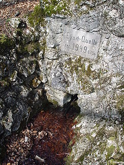 Die Quelle der Eyach nördlich von Albstadt-Pfeffingen