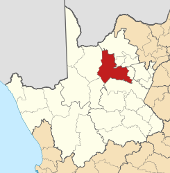 Map of the Northern Cape with Tsantsabane highlighted (2011).svg