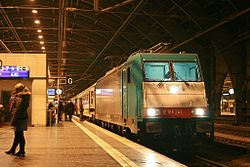 Strecke der Berlin-Warszawa-Express