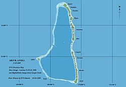 Karte des Atolls Ailuk