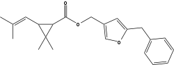 Strukturformel von Bioresmethrin