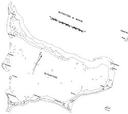 Das Butaritari-Atoll und ein Teil von Makin (oben rechts)
