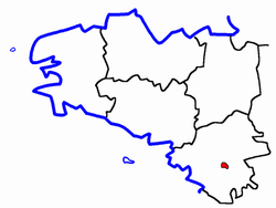 Lage des Kantons Orvault