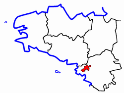 Lage des Kantons Pontchâteau