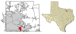 Collin County Texas Incorporated Areas Murphy highlighted.svg