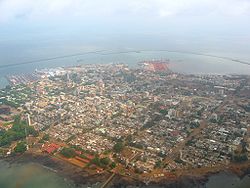 Conakry (Luftaufnahme)