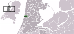 Lage von Heemskerk in den Niederlanden