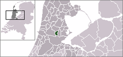 Lage von Oostzaan in den Niederlanden