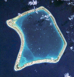 NASA-Bild von Fangataufa