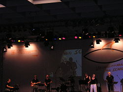 Die Band auf dem Deutschen Evangelischen Kirchentag 2007