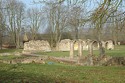 Ruinen von Hailes Abbey