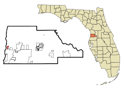 Hernando County Florida Incorporated and Unincorporated areas Bayport Highlighted.svg