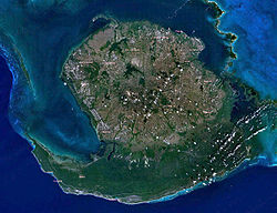 Satellitenbild der Insel