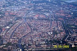 Luftbild von Leiden