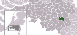 Lage von Helmond in den Niederlanden