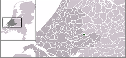 Lage von Schoonhoven in den Niederlanden