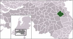 Lage von Sint Anthonis in den Niederlanden