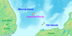 Lage der Oki-Inseln