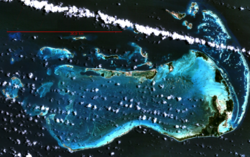Satellitenbild von Los Roques