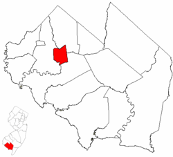 Map of Cumberland County highlighting Bridgeton.png