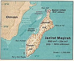 Karte von Masira