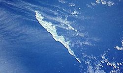 NASA-Bild von Medny im Winter