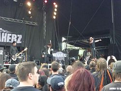 Megaherz live auf dem Hexentanz-Festival 2011