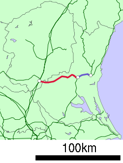 Strecke der Mito-Linie