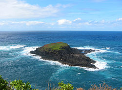 Mokuʻaeʻae von Kauaʻi aus gesehen