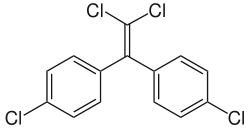 Struktur von Dichlordiphenyldichlorethen