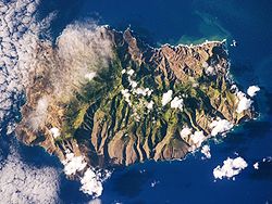 NASA-Aufnahme von St. Helena