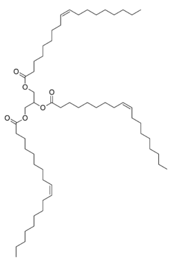 Struktur von Triolein