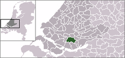 Lage der Gemeinde Binnenmaas in den Niederlanden