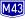 M43 (Hu) Otszogletu kek tabla.svg