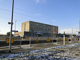 Ehemaliges Grenzkontrollgebäude am Bahnhof Schwanheide