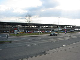Blick auf den Bahnhof Wuhletal