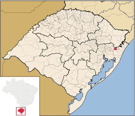 Lage von Rolante in Rio Grande do Sul