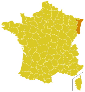 Karte Erzbistum Straßburg