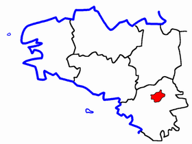Lage des Kantons Nozay