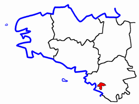 Lage des Kantons Saint-Père-en-Retz