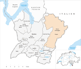 Karte von Breggia